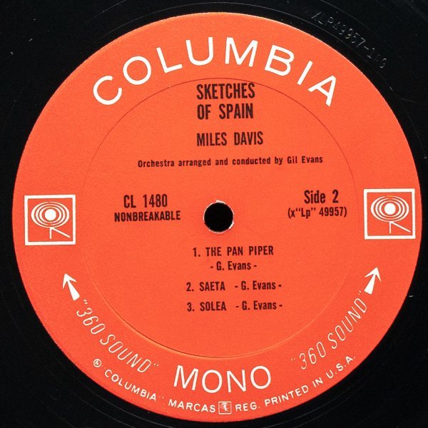 Miles Spain Sketches Davis Of - | eBay of for sale Columbia – LP