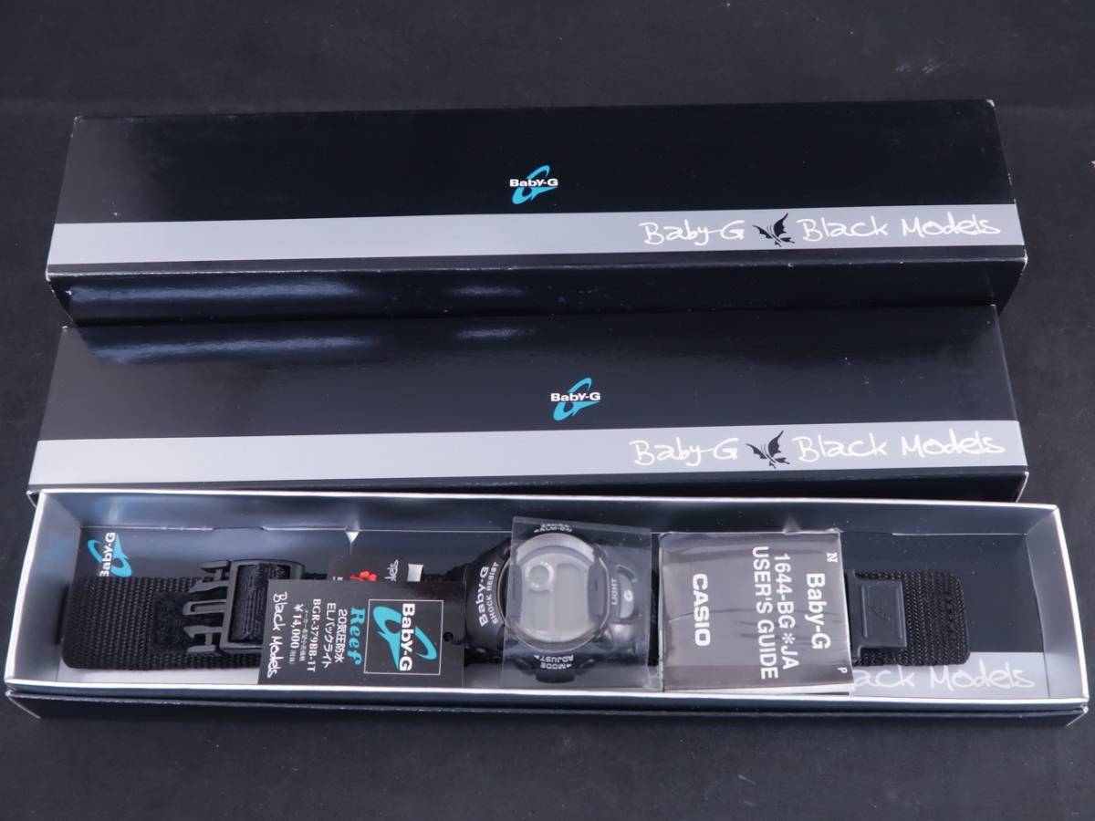 正規品，得価 CASIO カシオ Baby-G Black Models BGR-379BB-1T 腕時計 ＃3(その他)｜売買されたオークション情報、yahooの商品情報をアーカイブ公開 - オークファン Baby-G