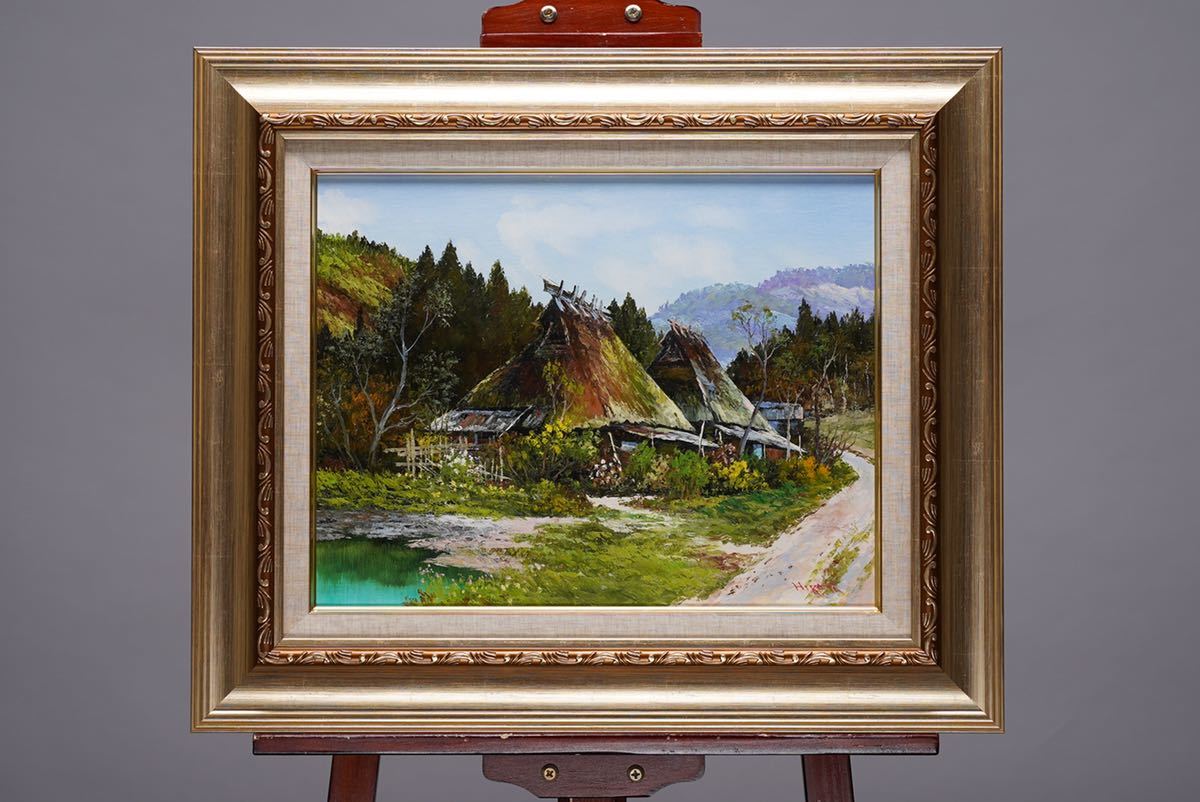 奥村聰臣『沈深 イタリア』◇油彩8号◇直筆サイン有◇百貨店個展多数