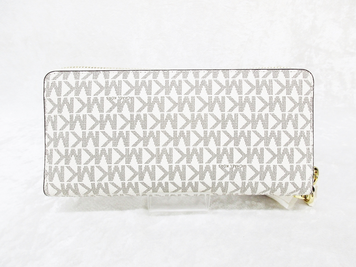 未使用保管品 MICHAEL KORS マイケルコース ラウンドファスナー 長財布 
