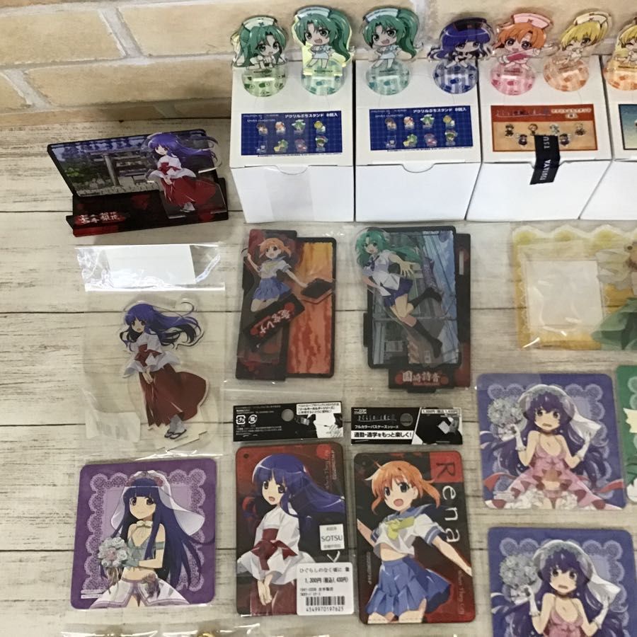 現状】 ひぐらしのなく頃に卒 グッズ まとめ売り アクリルスタンド 缶 