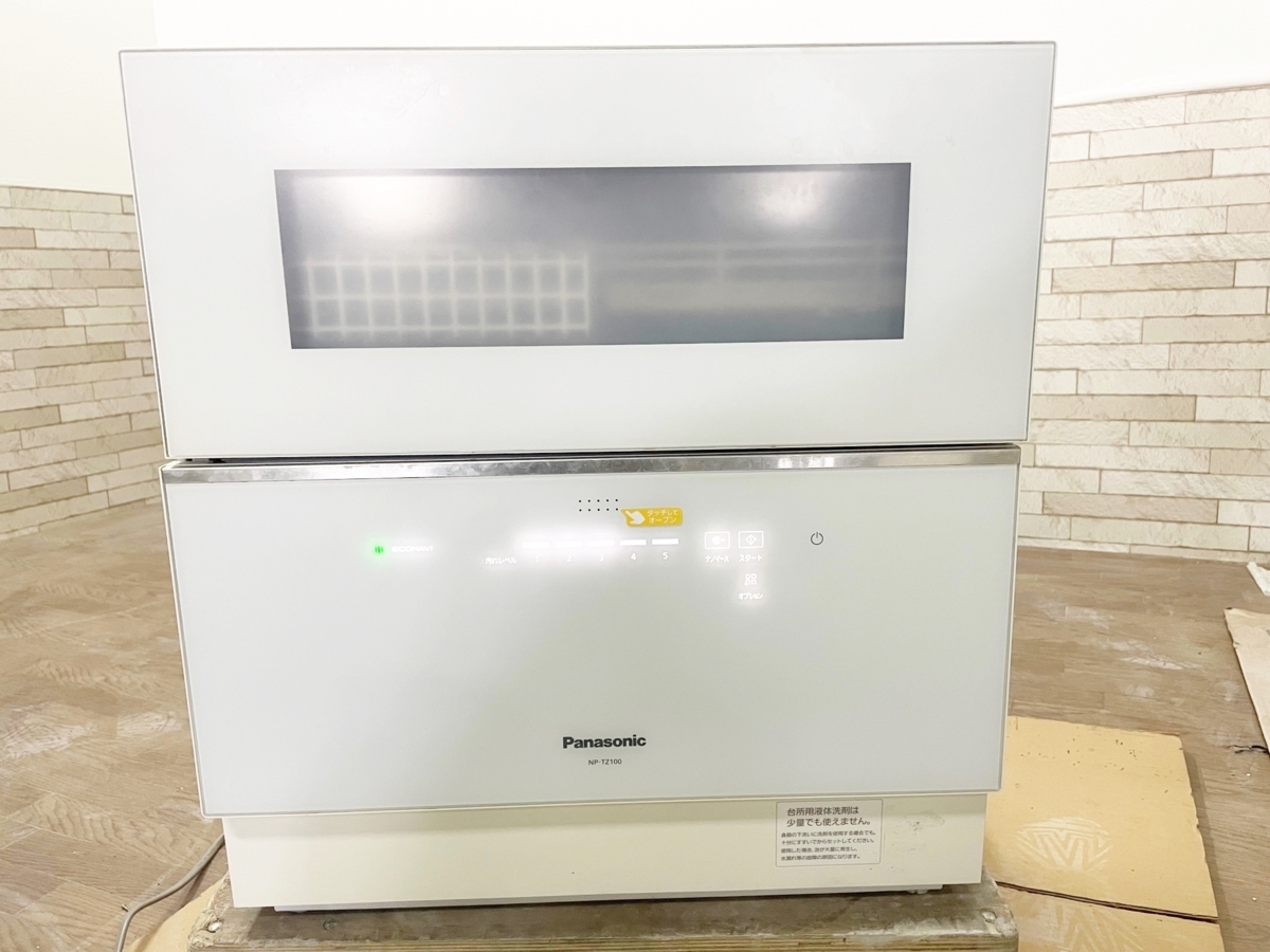 パナソニック 食器洗い乾燥機 NP-TZ100-W 2019年 ホワイト食洗器 