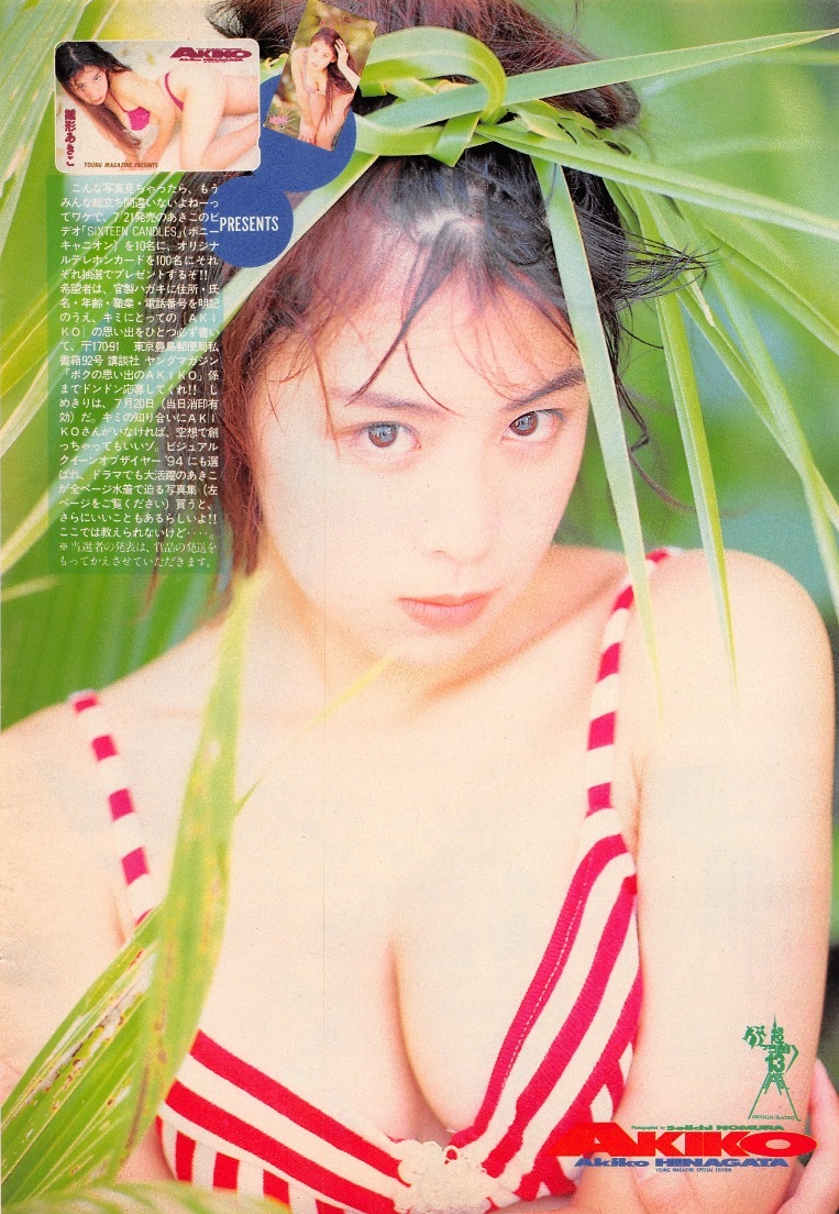 雛形あきこ(明子)さん　グラビア・ポスター切り抜き詰め合わせ 切り抜き 雛形あきこ 16歳以上男子総立ち 2 +写真集告知 #水着あり 7