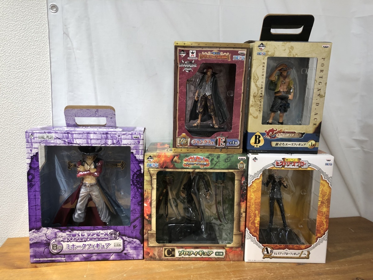 1円 一番くじ One Piece A賞 ドレスアップロー B賞 ミホーク 旅立ちエース C賞 ゾロ E賞 シャンクス フィギュア まとめ 現状品 30 One Piece 売買されたオークション情報 Yahooの商品情報をアーカイブ公開 オークファン Aucfan Com