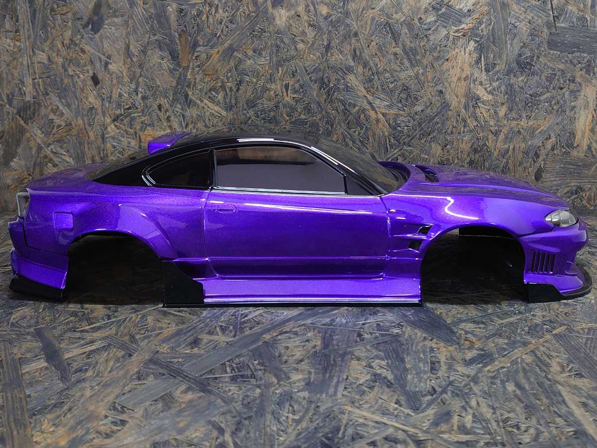 パンドラRC NISSAN シルビア S15 雷神 塗装済み未走行ボディ(ボディ