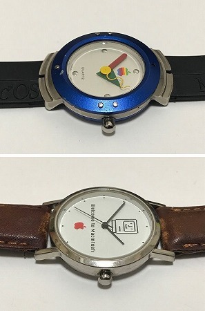 APPLE アップル Mac OS クォーツ 腕時計 Macintosh マッキントッシュ  