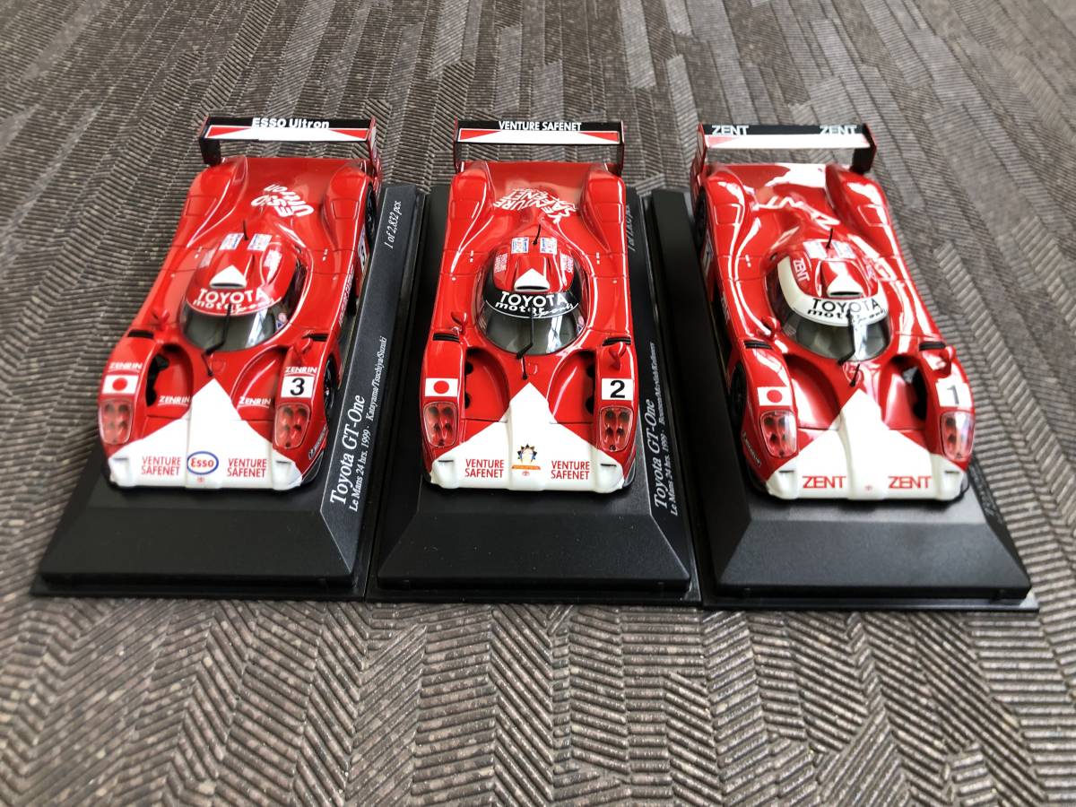 希少／美品／3台セット】TOYOTA GT-ONE（#1、#2、#3） / LE MANS 1999 