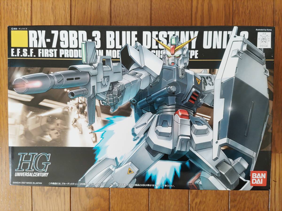 バンダイ Hgｕc0 Rx 79bd 3 ブルーディスティニー３号機 1 144 機動戦士ガンダム外伝 The Blue Destiny 機動戦士ガンダム 売買されたオークション情報 Yahooの商品情報をアーカイブ公開 オークファン Aucfan Com