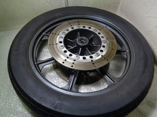  Z1000P KZ1000ポリス フロントホイール 18&times;2.15 ディスク Z1000J Z1000R FX MKⅡ GPZ Z1100GP Z1100R(フロント)｜売買されたオークション情報、yahooの商品情報をアーカイブ公開 - オークファン カワサキ用