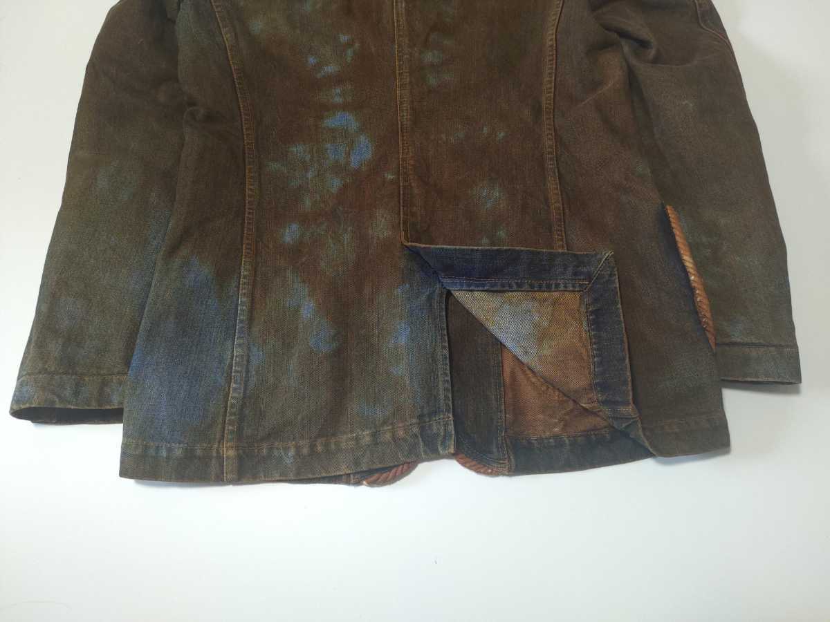 メンズ 05SS ALEXANDER McQUEEN 本人期 デニムテーラードジャケット