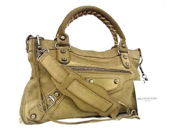 1円 BALENCIAGA バレンシアガ ザ・ファースト スエード 2WAY 1円 BALENCIAGA バレンシアガ ザ・ファースト スエード 2WAY