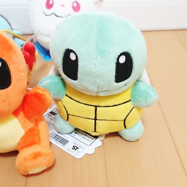 新品・タグ付き】ポケモンセンターオリジナル ゼニガメ ヒトカゲ 