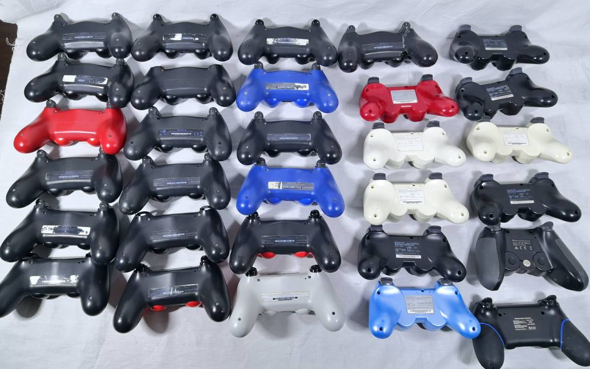 1円スタート ジャンク PS4コントローラー まとめ 売り 24個+26個+6個