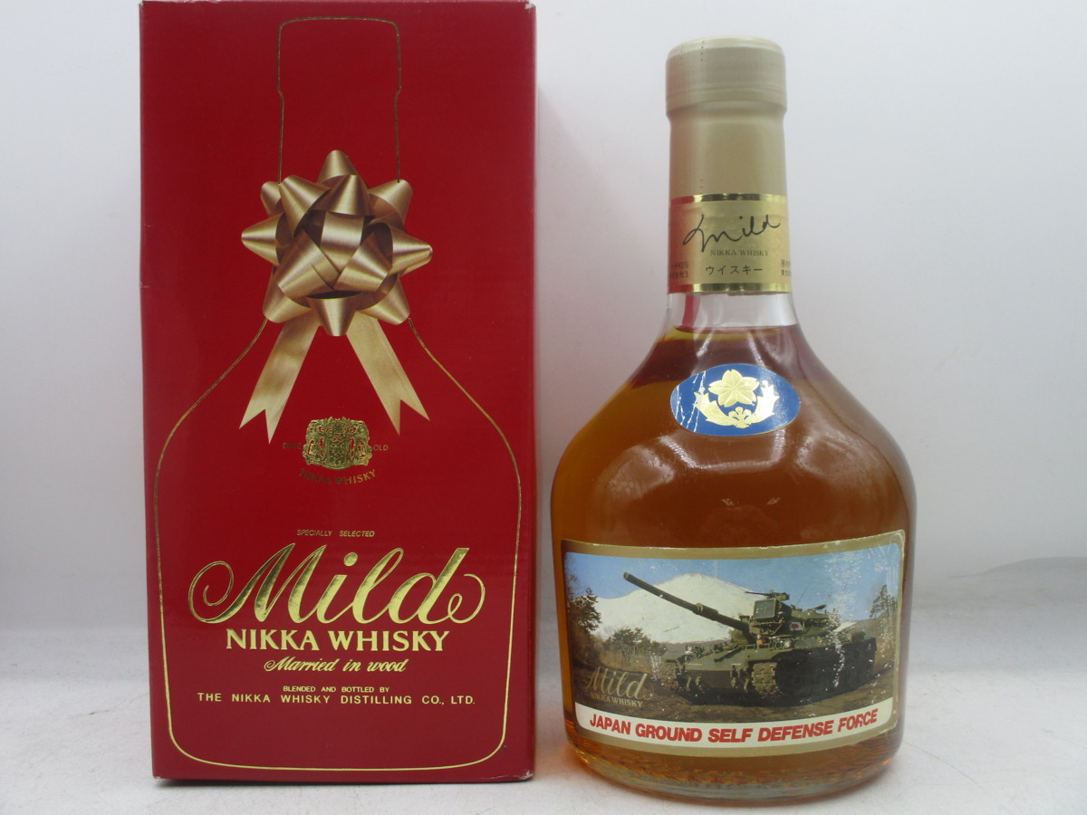 同梱OK商品 NIKKA WHISKY MILD ニッカ マイルド 陸上自衛隊ラベル
