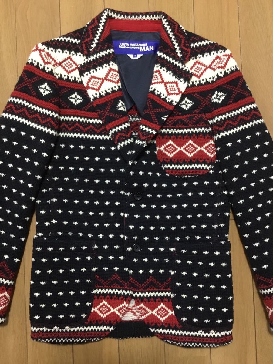 JUNYA WATANABE MAN ジュンヤ ギャルソン ニットジャケット 