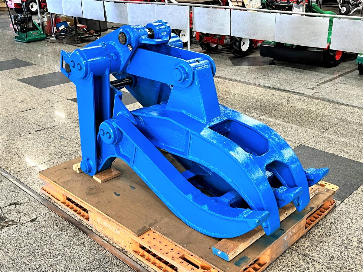 千葉工業 フォークグラブ ユンボ アタッチメント ハサミ ツメ FG04 