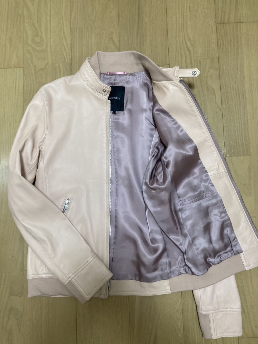 未使用品】 LOVELESS メンズ レザージャケット Lサイズ レザー 