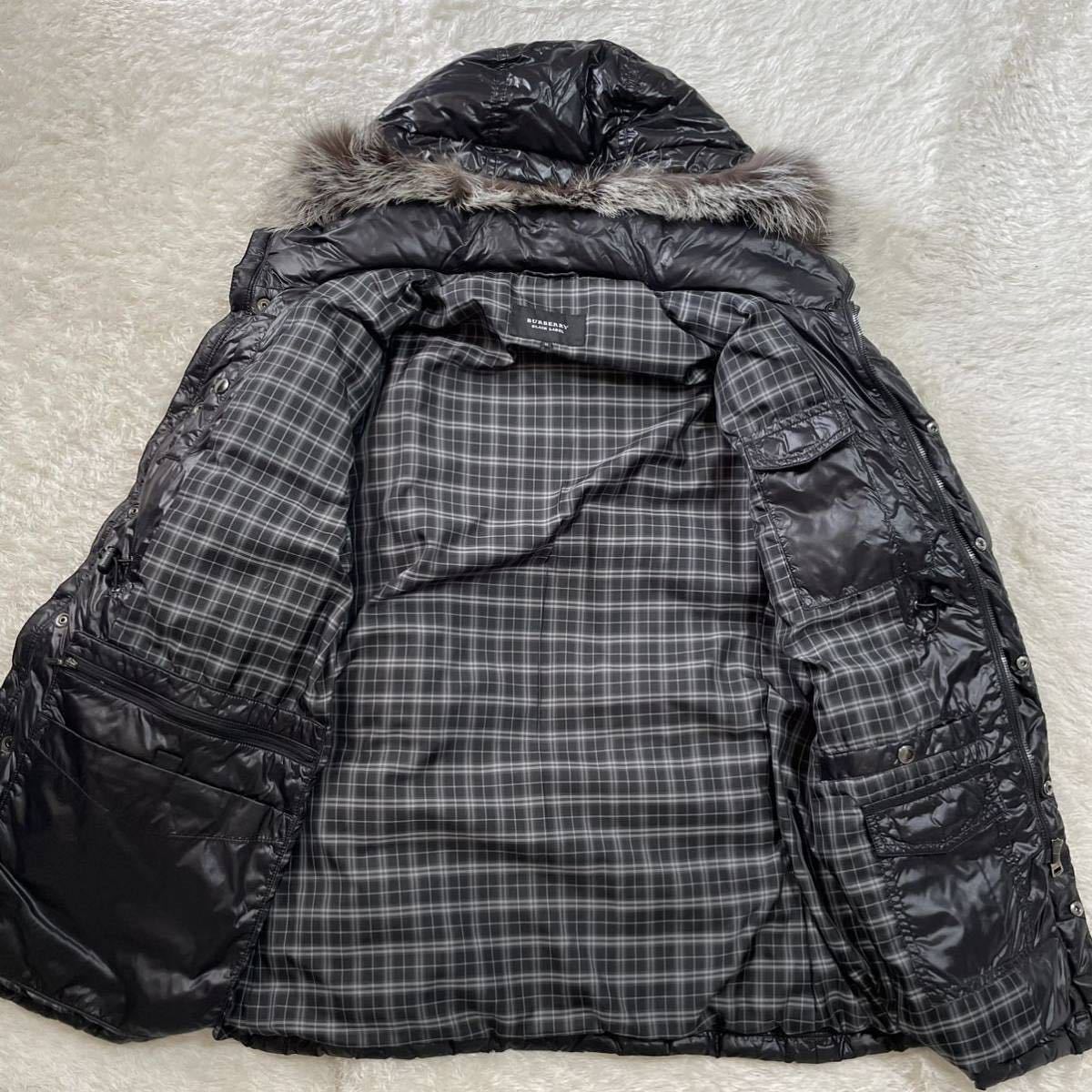 BURBERRY BLACK LABEL バーバリーブラックレーベル ダウンジャケット M 