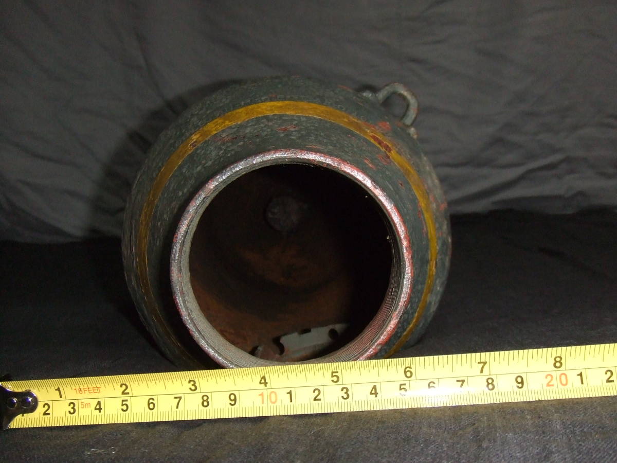 鋼材★戦時中の米軍爆弾　中は空で安全品　錆、汚れ、傷・凹みあり　GP100LB　AN－Ｍ３０　Ｐ51戦闘機　Ｂ29爆撃機　（砲弾　信管　日本軍