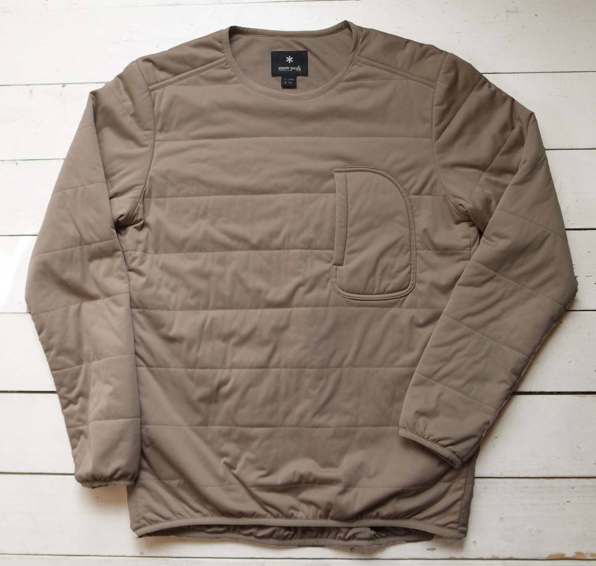 Insulated Flexible peak スノーピーク (スノーピーク) Cardigan snow 