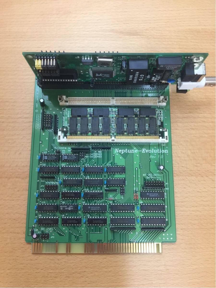 X68000用 LAN メモリ複合ボード(LANボード/16M SIMM付) Neptune