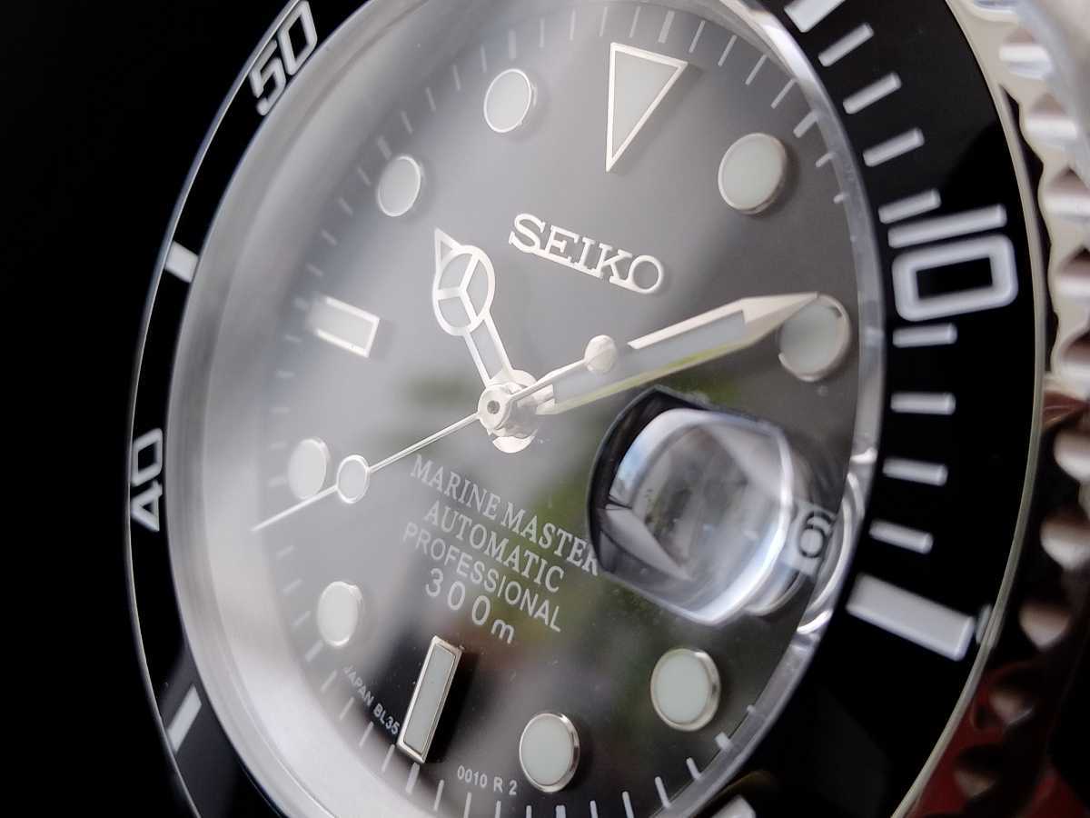 SEIKO MOD セイコー サブマリーナ サブマリーナー 赤サブ S竜頭 