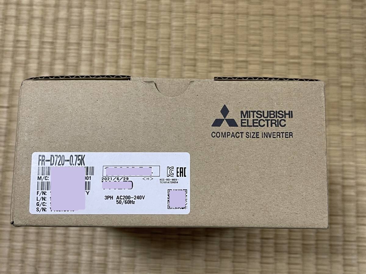 三菱電機 FREQROL-D700シリーズ FR-D720-0.75K : 汎用インバータ 産業 