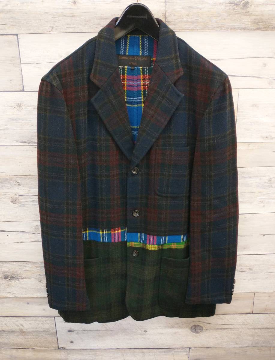 COMME des GARCONS / テーラードジャケット/コムデギャルソン/チェック 