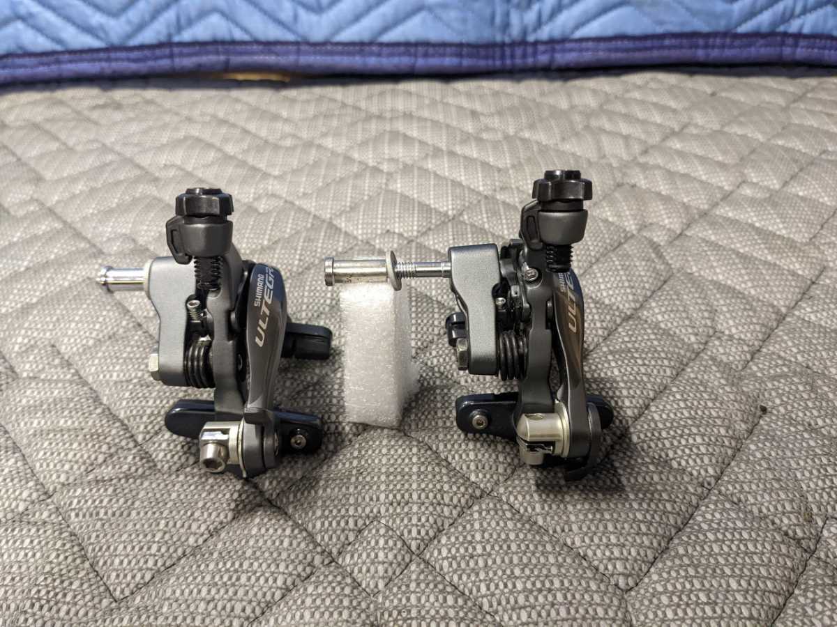 美品 SHIMANO ULTEGRA BR-6800 Shimano Ultegra 0 キャリパーブレーキ 