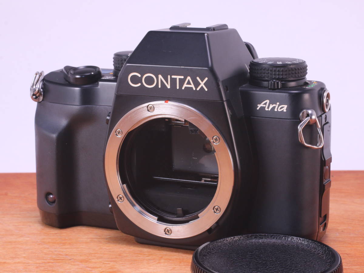 動作品 CONTAX コンタックス Aria フィルム一眼レフ ボディ CONTAX コンタックス Aria ブラック ボディ MFフィルム一眼レフ