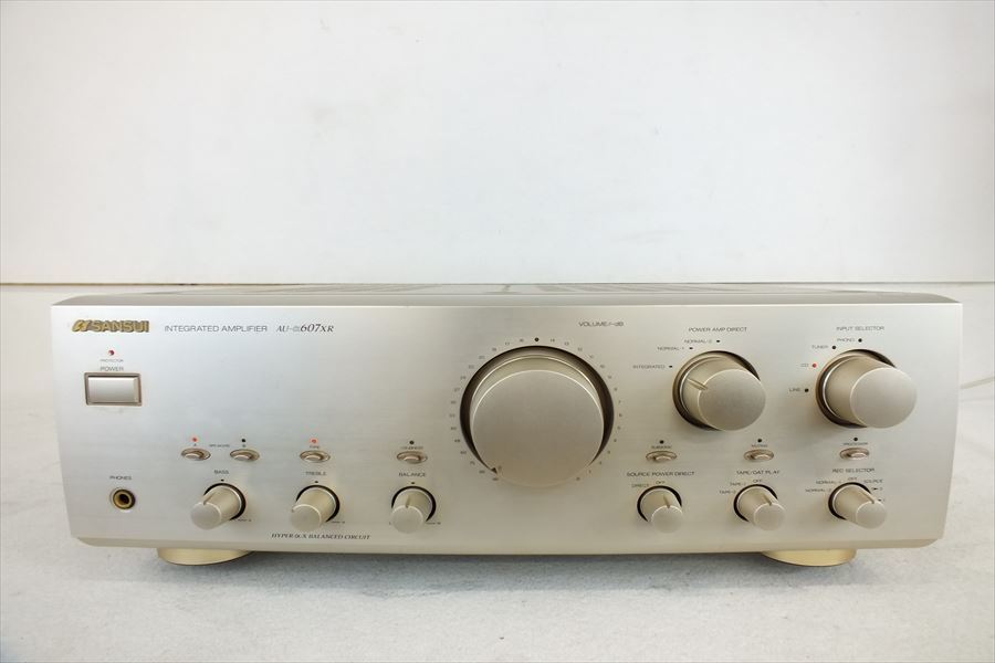 ■ SANSUI サンスイ AU-α607XR プリメインアンプ インテグレーテッドアンプ 中古 現状品 211202M4176 SANSUI サンスイ プリメインアンプ ◇◆ ＡＵ−α６０７ＸＲ 通電確認済み