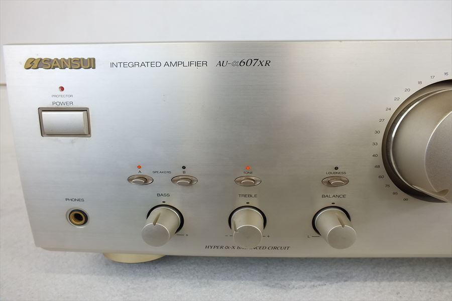 ■ SANSUI サンスイ AU-α607XR プリメインアンプ インテグレーテッドアンプ 中古 現状品 211202M4176 SANSUI サンスイ プリメインアンプ ◇◆ ＡＵ−α６０７ＸＲ 通電確認済み