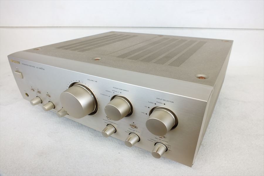 ■ SANSUI サンスイ AU-α607XR プリメインアンプ インテグレーテッドアンプ 中古 現状品 211202M4176 SANSUI サンスイ プリメインアンプ ◇◆ ＡＵ−α６０７ＸＲ 通電確認済み