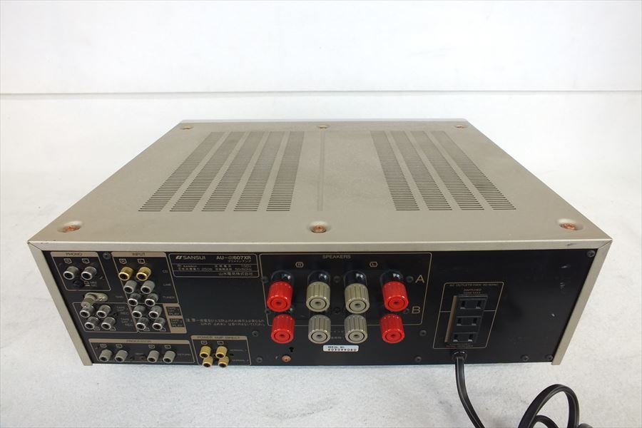 ■ SANSUI サンスイ AU-α607XR プリメインアンプ インテグレーテッドアンプ 中古 現状品 211202M4176 SANSUI サンスイ プリメインアンプ ◇◆ ＡＵ−α６０７ＸＲ 通電確認済み