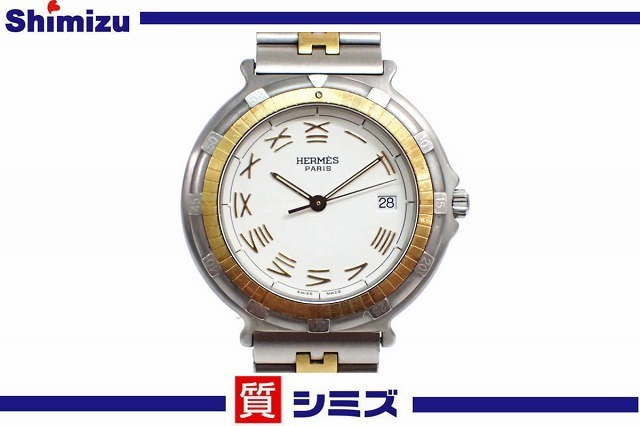 ジャンク　HERMES エルメス　キャプテンニモ　ビンテージ　　腕時計 キャプテンニモ HERMES エルメス ジャンク 稼働品エルメス NISHIKINO