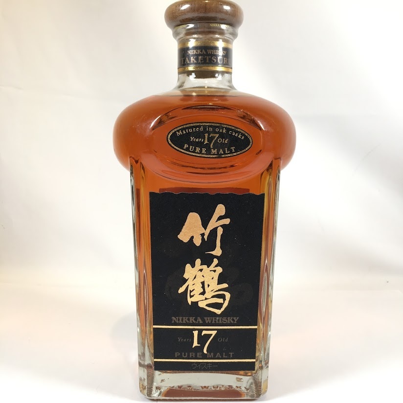 □古酒 未開封 ニッカウイスキー 竹鶴17年 ピュアモルト 700ml 43% 計