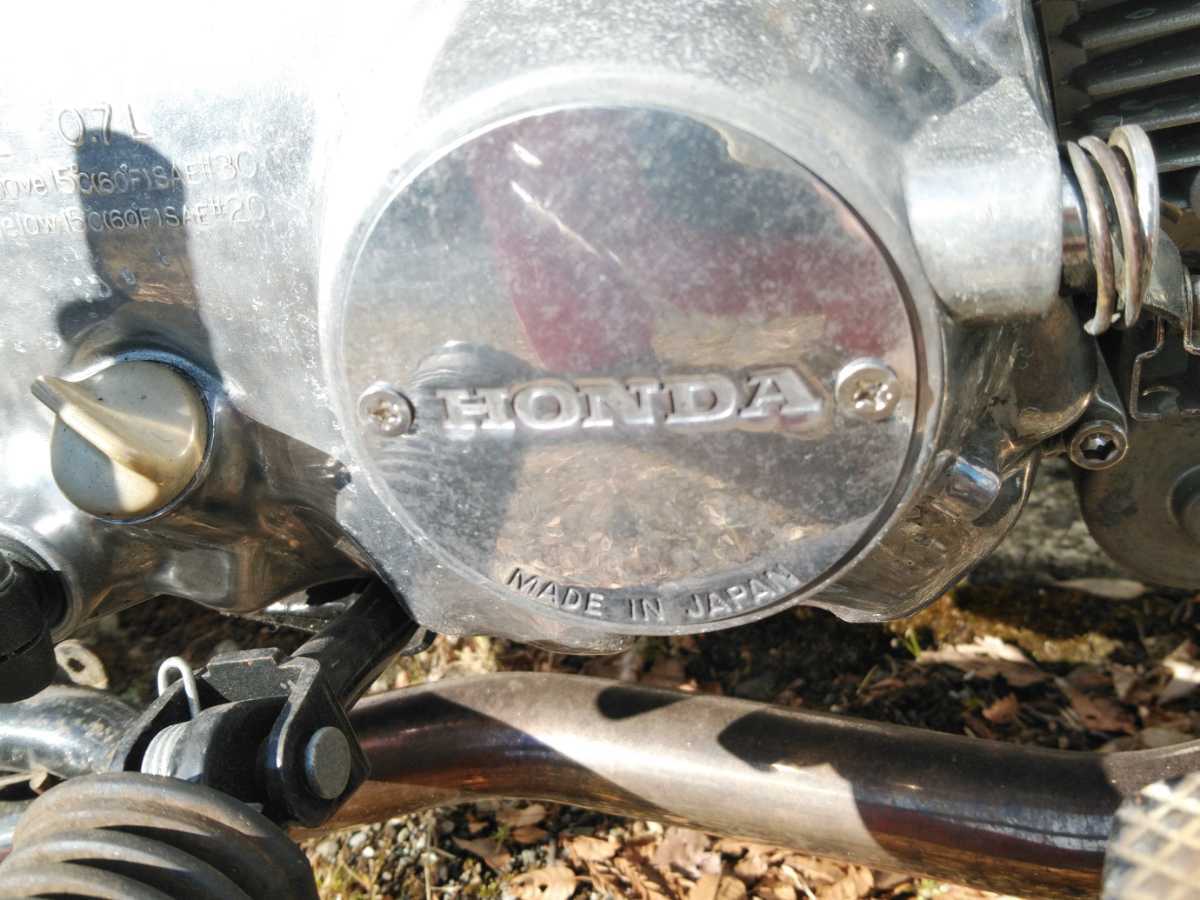 モンキークラッチカバーの丸カバー ホンダ純正ジェネレーターカバー改