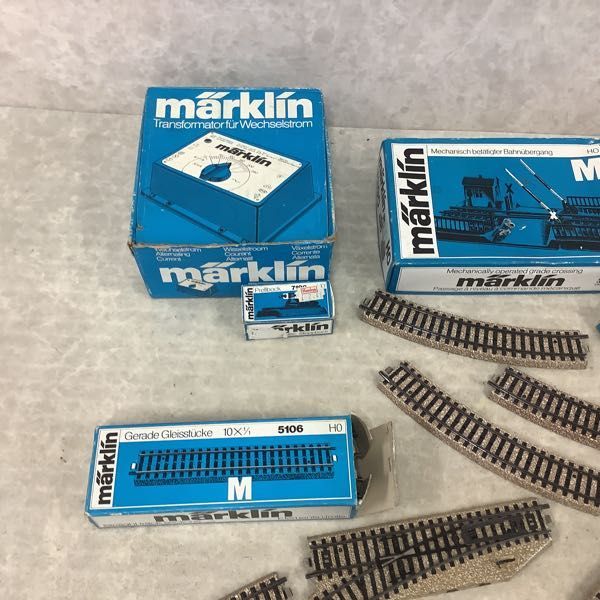 1円～ 訳あり メルクリン HOゲージ 鉄道模型 踏切、ストレートレール、カーブレール 等