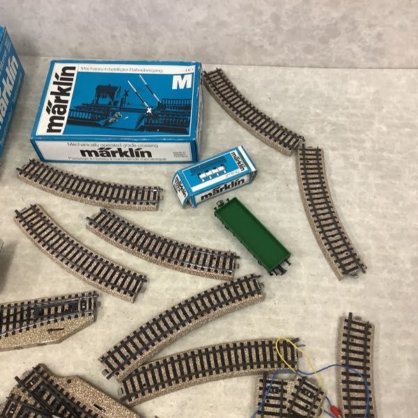 1円～ 訳あり メルクリン HOゲージ 鉄道模型 踏切、ストレートレール、カーブレール 等