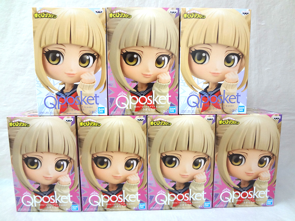 100%新品，送料無料 /セット/一部箱傷有 僕のヒーローアカデミア Qposket トガヒミコ Aカラー Bカラー 合計7個まとめセット(その他)｜売買されたオークション情報、yahooの商品情報をアーカイブ公開 - オークファン その他