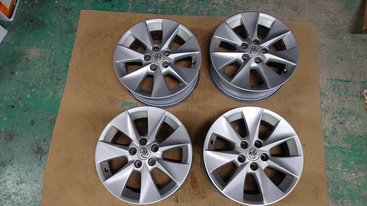 17インチ アルミホイール 4本 17×7J+33 5H 114.3 トヨタ純正 