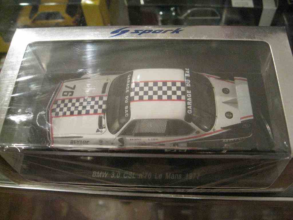 ☆スパーク1/43BMW3.0CSL #76 ルマン1977 GARAGE DU BAC S1572☆ CSL 0 1
