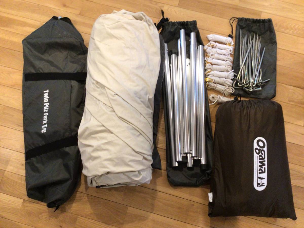 ogawa ツインピルツフォークTC×フルインナー×二股ポール（おまけ付き）