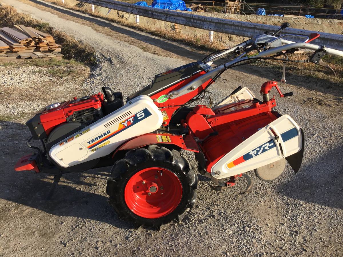 ヤンマー ディーゼル 耕運機 YT5 状態 動作良好 NFAD5-L (車体)｜売買 