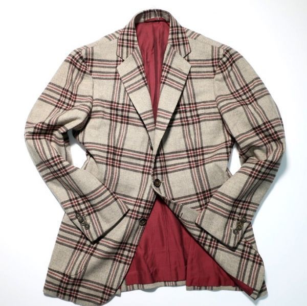【人気セール】 スティレ ラティーノ STILE LATINO 極 ウールジャケット/国内正規品 グレージュ&times;ブラウン&times;レッド 46 DROP8 4093(Mサイズ)｜売買されたオークション情報、yahooの商品情報をアーカイブ公開 - Mサイズ