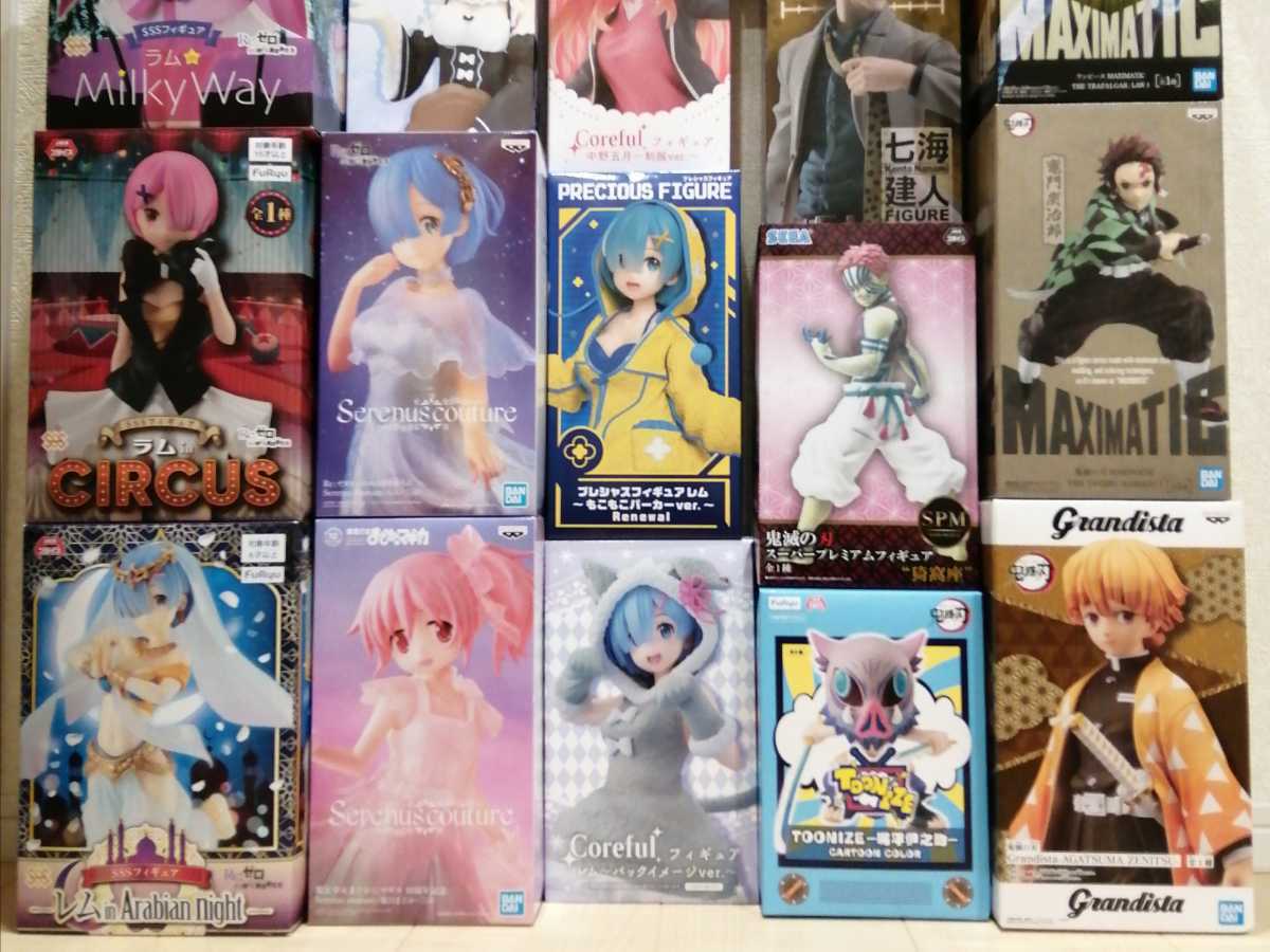 フィギュア まとめ セット ワンピース 鬼滅の刃 ゼロから始める異世界