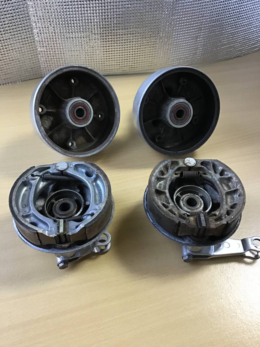 Z50J. モンキー 4L. 純正 希少 ( 前後ドラムブレーキセット、ブレーキ