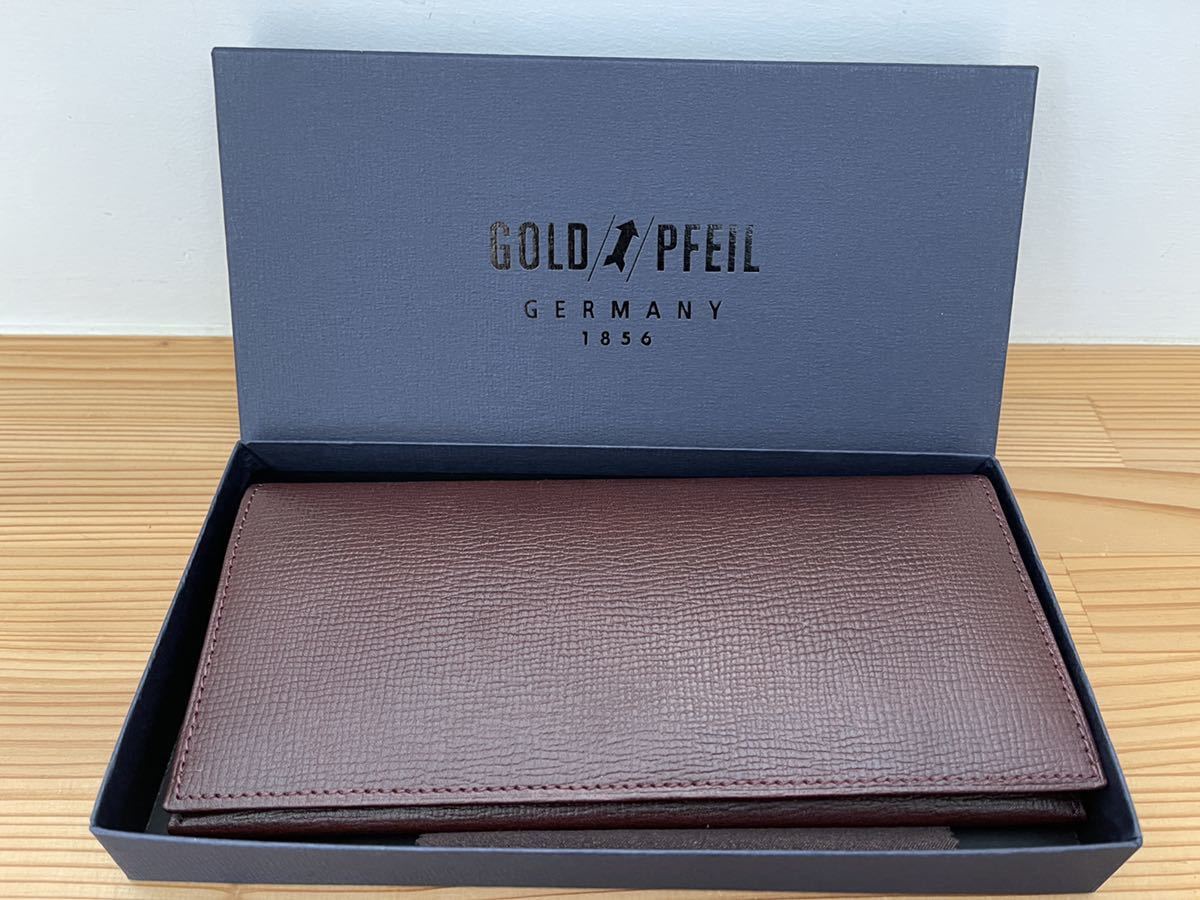新品／未使用】ゴールドファイル GOLD PFEIL 長財布 二つ折り GP23022 