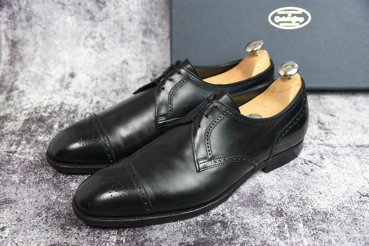 美品 CROCKETT&JONES ティエリー 8E(26.5cm相当) ブラック 337ラスト 