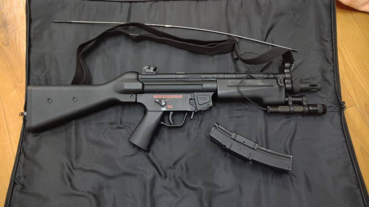 ミリタリー 東京マルイ MP5 電動ガン ケース付 動作未確認 トイガン HK MP5